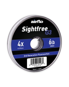 Airflo Sightfree G3 - 3rd Generation Fluorocarbon Leader and Tippet Material - Game Fishing Tackle