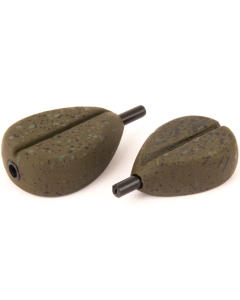 Fox Camotex In-Line Flat Pear Leads - Coarse Fishing Weights
