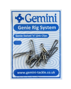 Gemini Genie Swivel N Link Clips - Rig Components Sea Fishing