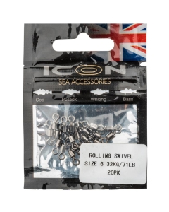Leeda Icon Rolling Swivels - Fishing Tackle
