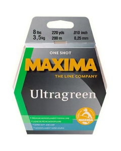 Maxima One Shot Ultragreen Monofil  - Fishing Lines Monofilament - Fishing Gut
