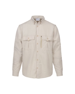 Snowbee Prestige Technical Fishing Shirt Taupe - Angling Active