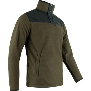 Jack Pyke Snap Neck Fleece Top Dark Olive - Angling Active