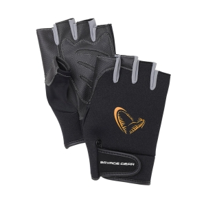 Savage Gear Neoprene Half Finger Gloves - Angling Active