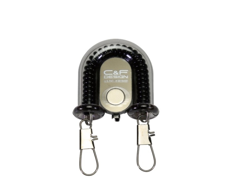 C&F Design 2 In 1 Retractor With Fly Catcher Black - Angling Active C&F Design 2 In 1 Retractor With Fly Catcher Black - Angling Active