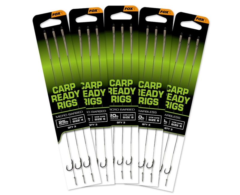 Fox Carp Wide Gape Ready Rigs - Angling Active Fox Carp Wide Gape Ready Rigs - Angling Active