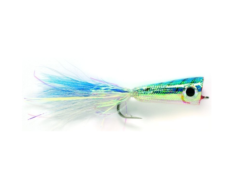 Fulling Mill Mylar Popper Blue/White - Angling Active