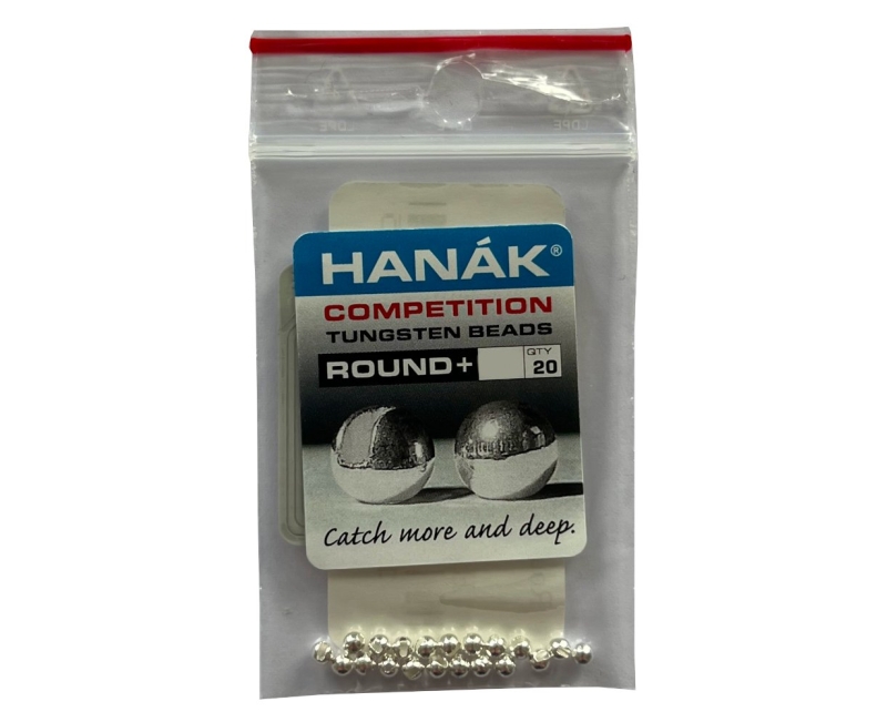 Hanak Round+ Slotted Tungsten Beads - Angling Active Hanak Round+ Slotted Tungsten Beads - Angling Active