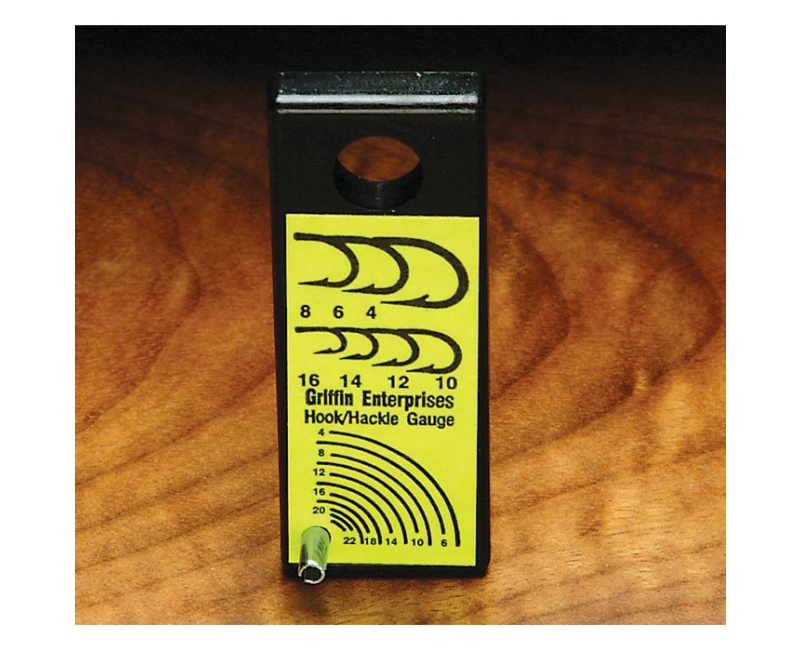 Hareline Griffin Hook Hackle Gauge - Fly Tying Accessories Tools Hareline Griffin Hook Hackle Gauge - Fly Tying Accessories Tools