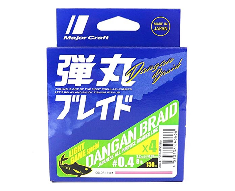 Major Craft Dangan Light Game Braid - Braided Fishing Lines