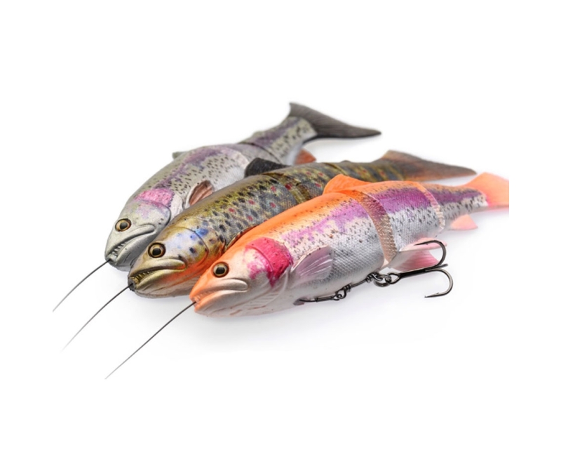 Savage Gear 4D Line Thru Trout Lures - Predator Fishing Soft Baits